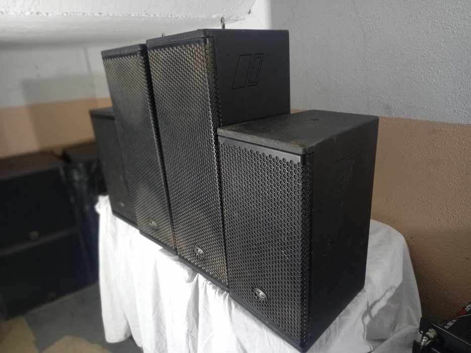 4 Colunas DAS e amplificador Cresto Audio