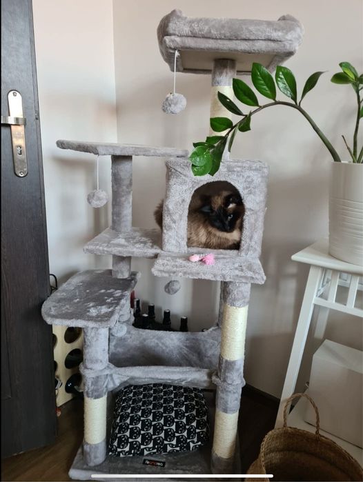 Drapak dla kota wysoki solidny 154 cm