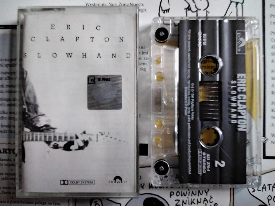 Eric Clapton Slowhand 1994 kaseta