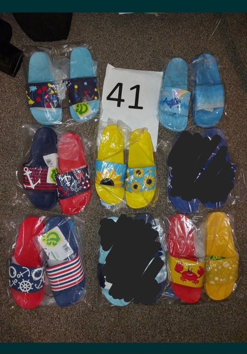 Klapki  rozmiary 36 - 44