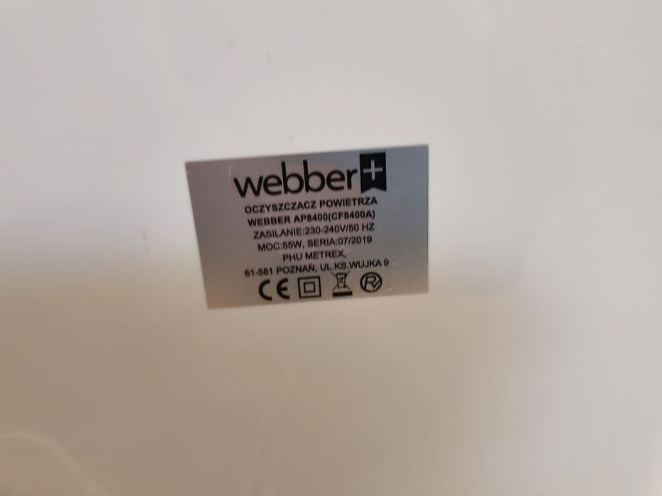 Oczyszczacz powietrza webber+