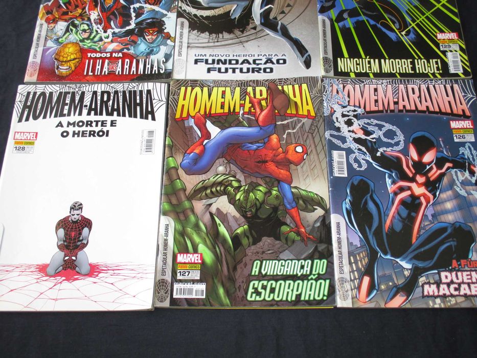 Livros BD Homem Aranha Marvel Comics Panini