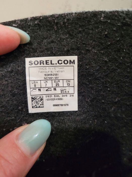 Sorel чоботи зимові