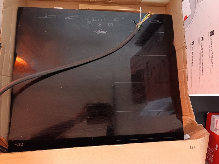 Placa de indução - funcional mas partida