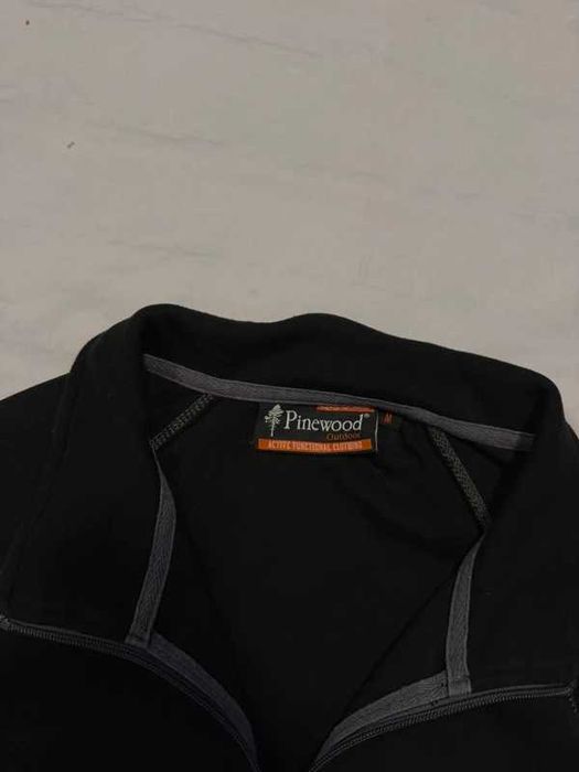 Czarna sportowa techniczna bluza Pinewood M myśliwska hunting