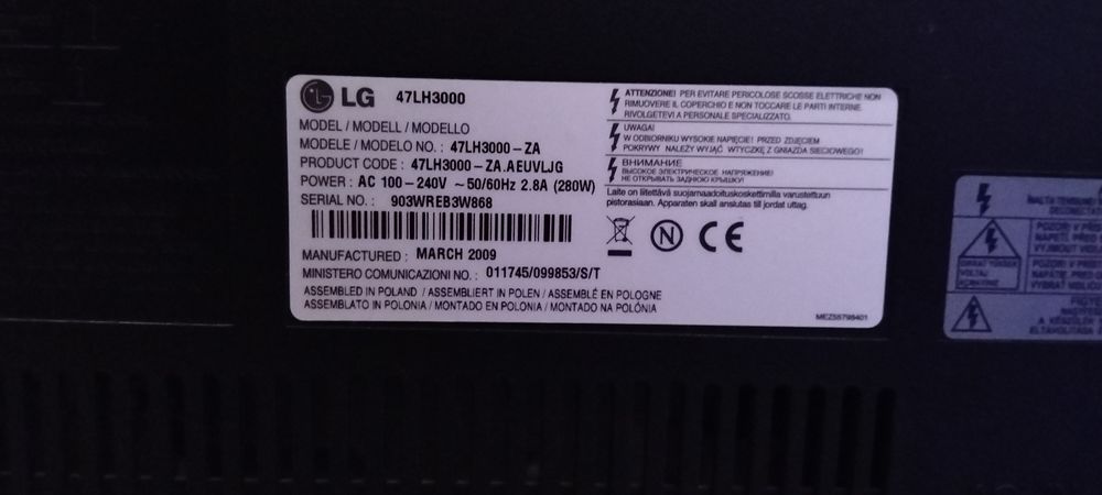Телевізор     LG