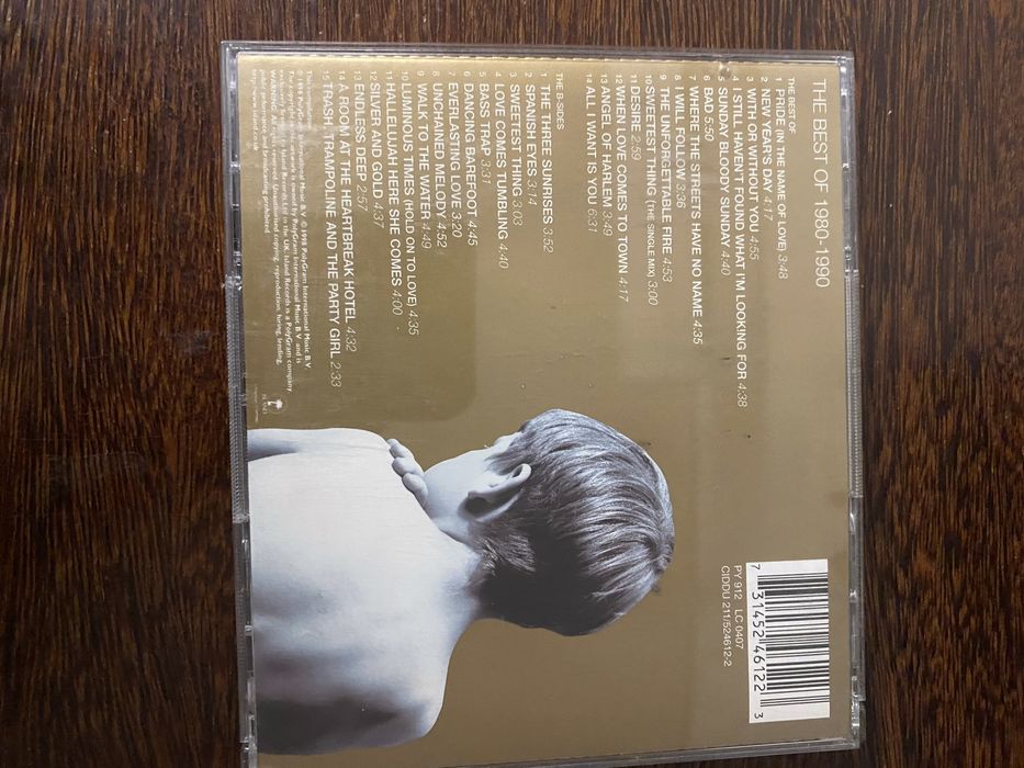 CD duplo U2 - the best of 1980/1990