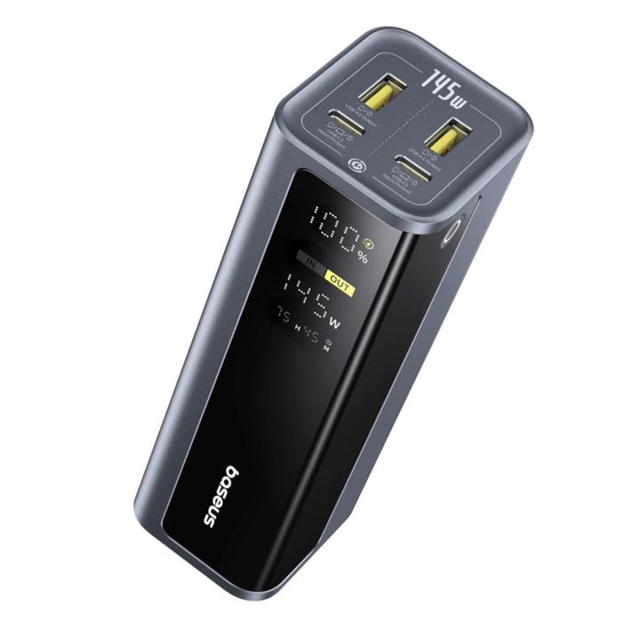 Baseus Power Bank 145W 20800mAh PD 100W Швидка зарядка для ноутбука