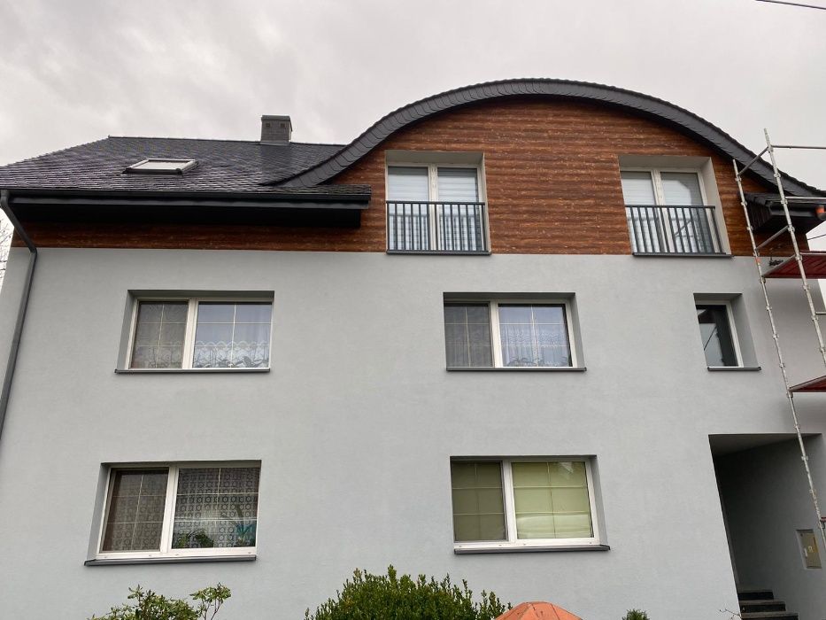 Imitacja deski elewacyjnej Deska Elewacyjna plaster już w kolorze