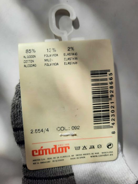 Носки шкарпетки хлопок махра condor  на 6-12 мес Испания