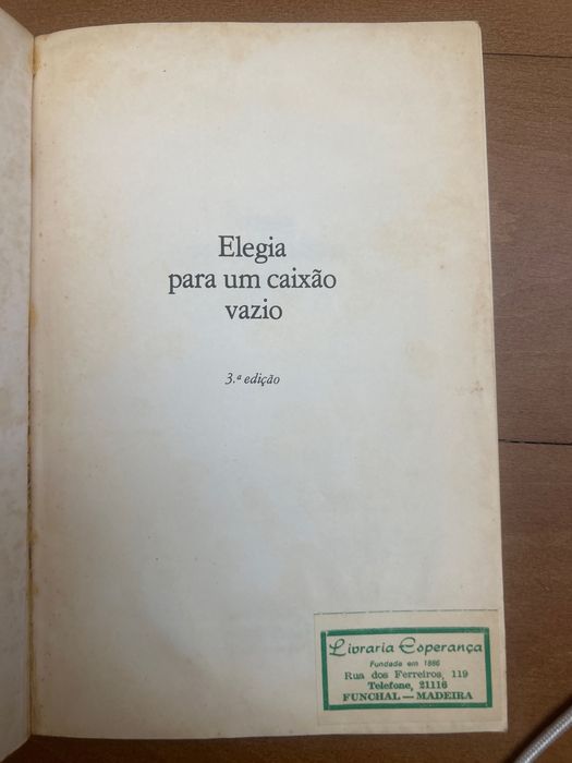 Elegia para um caixão vazio - Baltista Bastos