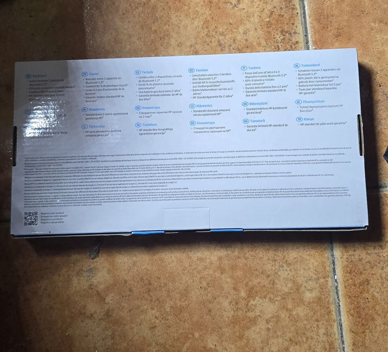 Teclado HP 350 Compact - Branco