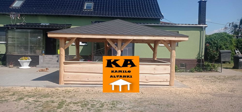 Altanka, Altana, Altanki, Altany na grubym balu ogrodowe