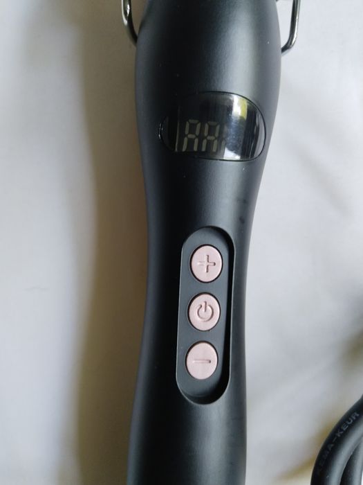 lokówka do włosów 38 mm, turmalinowo-ceramiczna, wyświetlacz LCD, ,