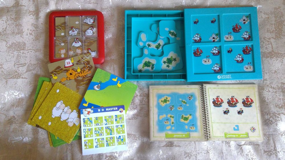 Игры настольные. развивающие головоломки