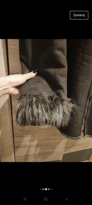 Kożuszek z kapturem