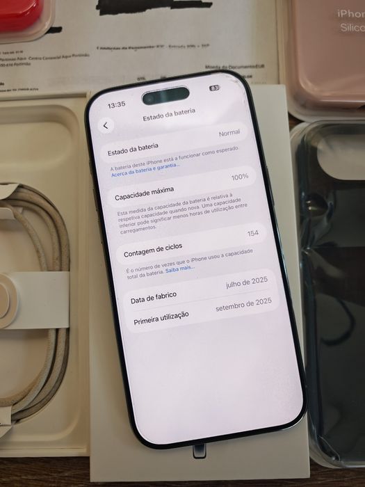 iPhone 17 Air 6.5" 256GB Azul Céu Seminovo C/Garantia   Aceito Retomas