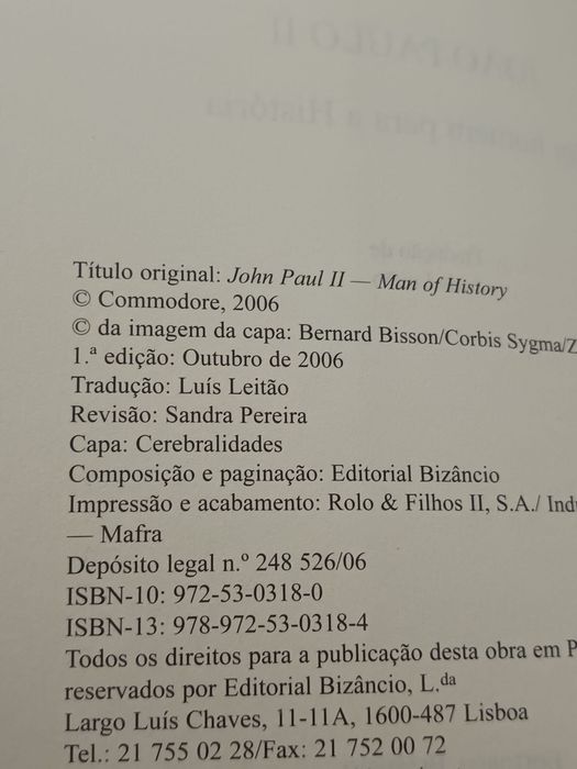 João Paulo II um homem para a história