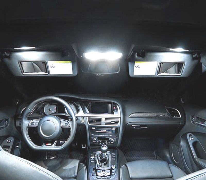 KIT COMPLETO 18 LAMPADAS LED INTERIOR AUDI A4 S4 B8 AVANT 09-15