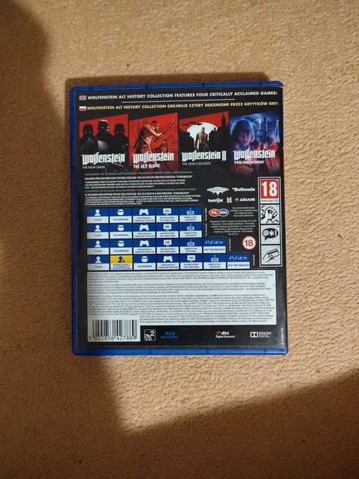 Wolfenstein Alt History Collection Gry PS4 PS5