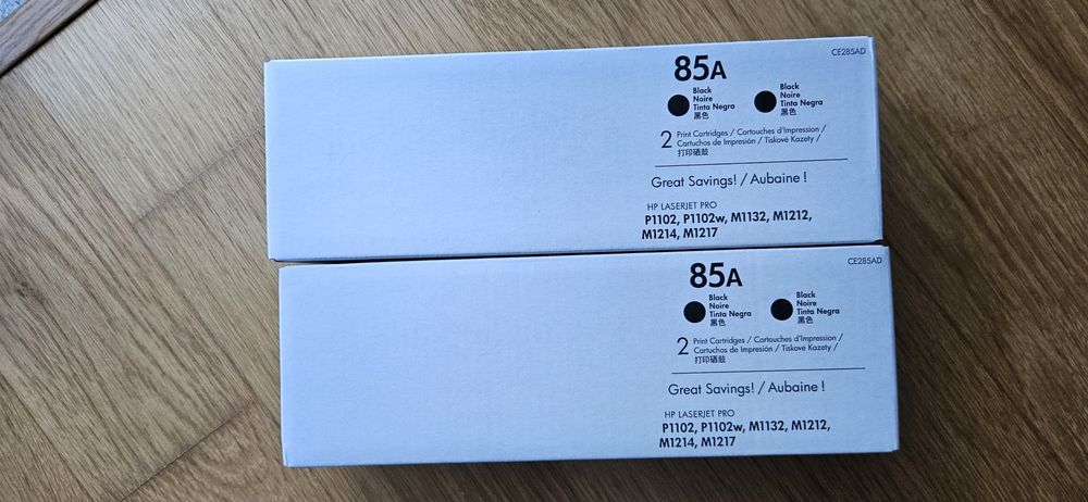 2 HP 85A Black Toners – NEW!64172189562627120