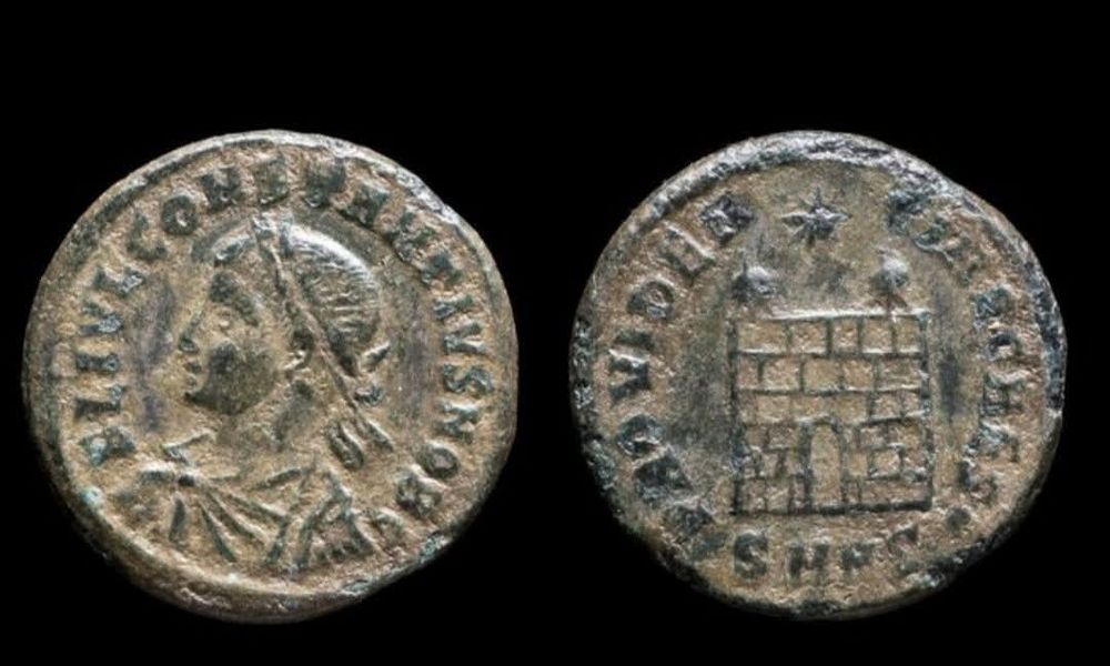 2 Centenionalis Constâncio II & Constantino II- Império Romano