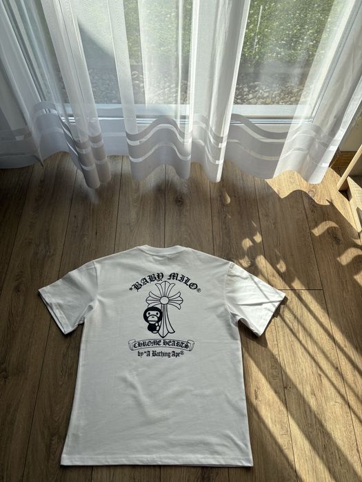 Bape X Chrome Heart Tee (Black / White) (Koszulka) Kraków Stare