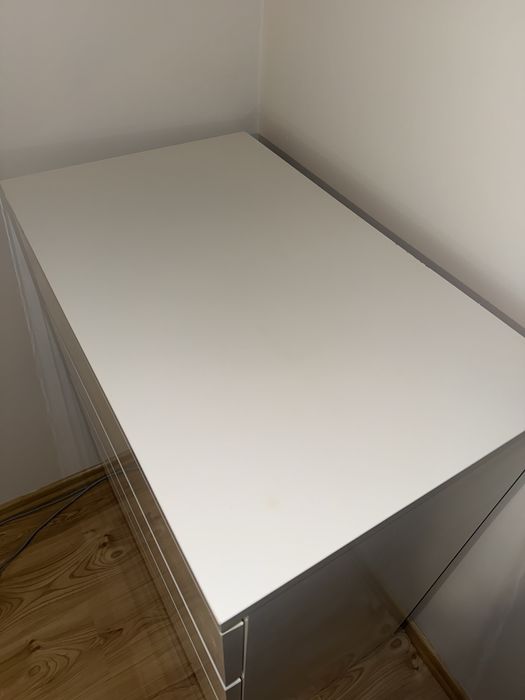 Komoda biala 4 szuflady 80x100 cm