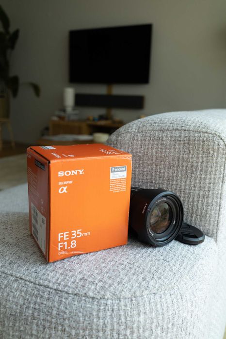Objetiva Sony FE 35mm F1.8 – Excelente estado + caixa original