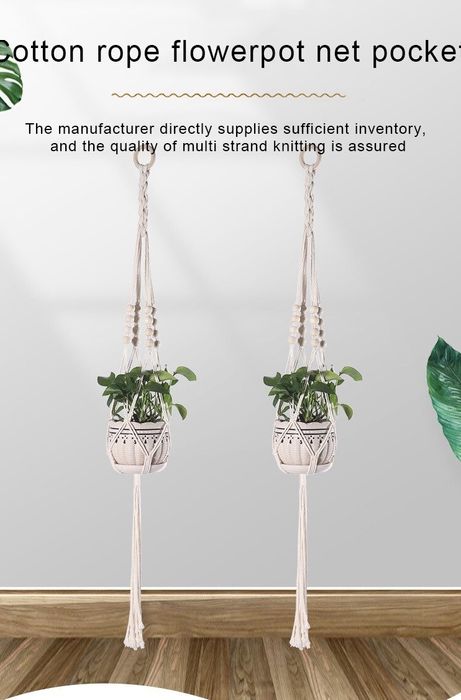 Suporte artesanal  para vasos de plantas