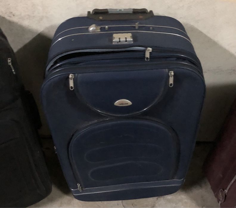 Lote 3 malas de viagem antigas