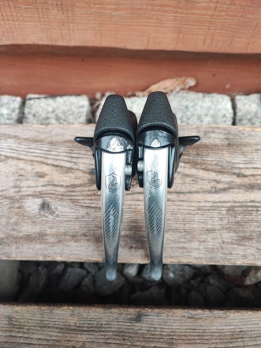 Klamkomanetki rowerowe szosowe Campagnolo Record 2x8 Retro MTB