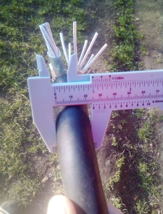 Кабель електричний 3 фазний 
 фазний алюмінієвий. Ціна 100 за 1 метр.