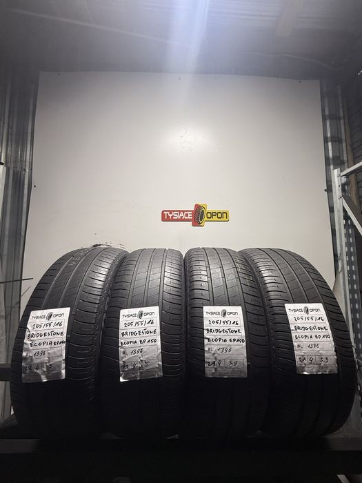 Opona letnia Bridgestone 205/55 R16 Ecopia EP500 używana #L1396