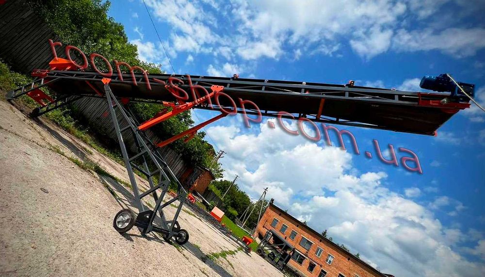 Стрічковий конвеєр, конвейер, ленточный транспортер, навантажувач