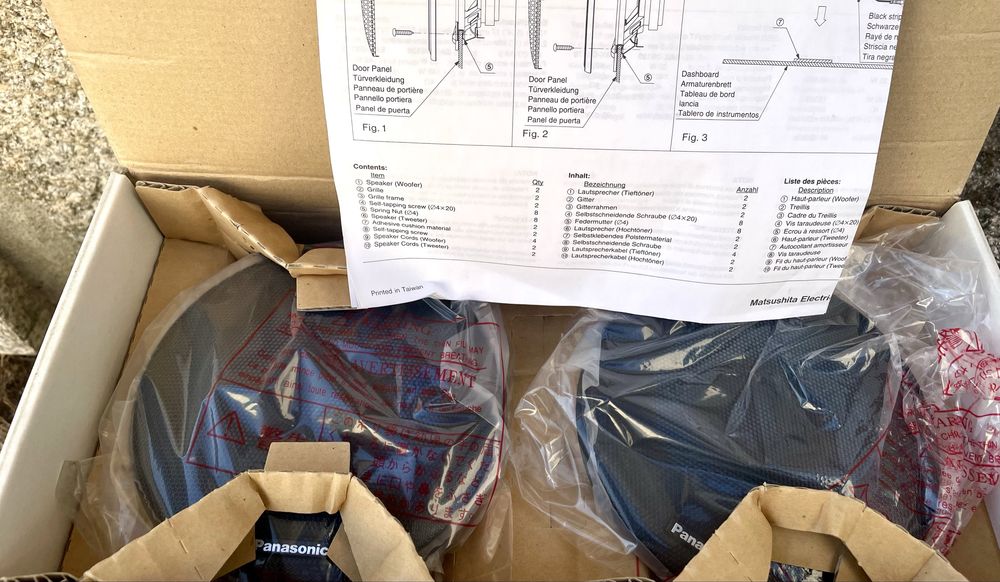 Colunas Novas Panasonic 140w