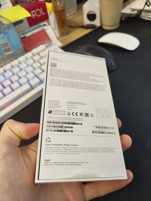 iPhone Air, 512  Black, 0 cykli