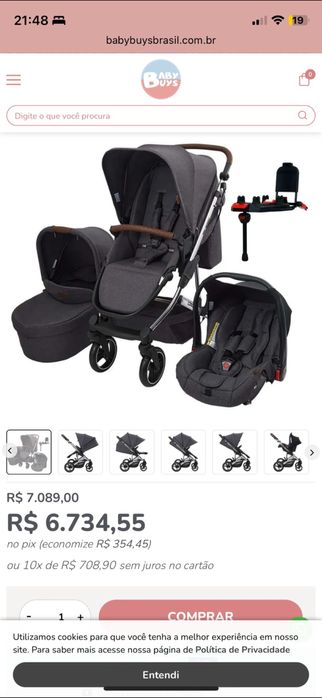Carrinho ABC design completo479323299502499840