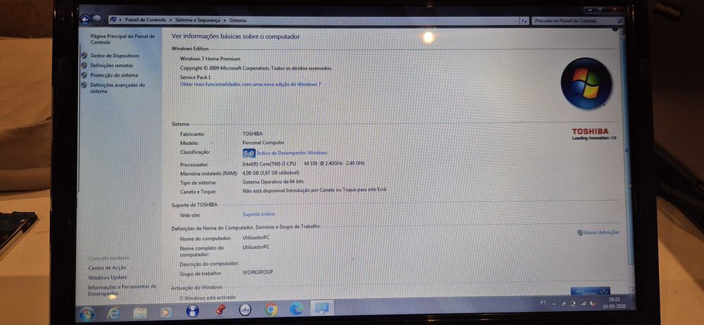 Toshiba Satellite L650 | SSD 500GB Samsung | Funcional e Rápido