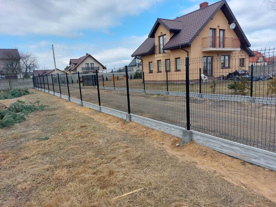 Ogrodzenie panelowe, oraz Montaż