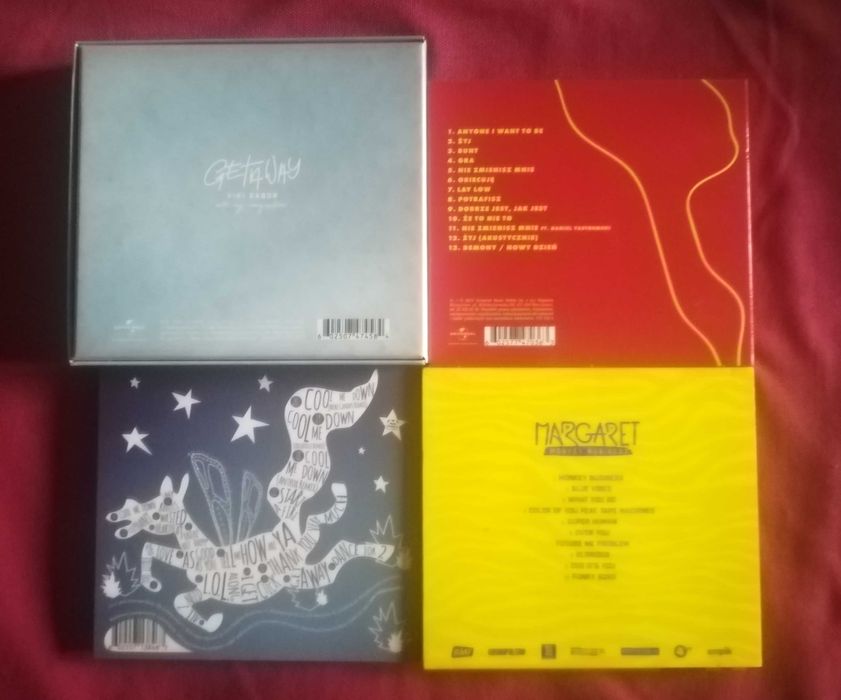 Zestaw Płyt Cd (Gabor,Węgiel,Margaret).4cd.Stan idealny/BDB