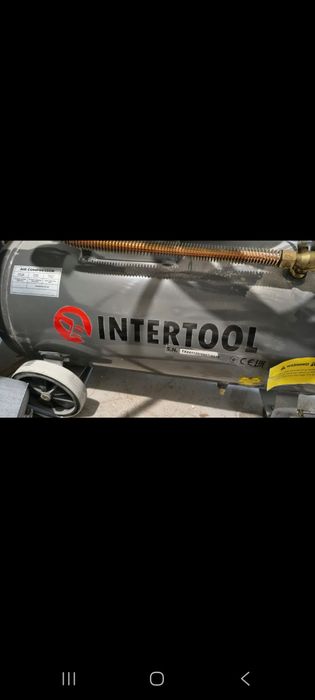 КОМПРЕСОР  INTERTOOL 50л.
1. Ресивер - 50 литров с возможн