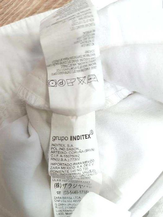 Zara rybaczki 100% len roz 42/44