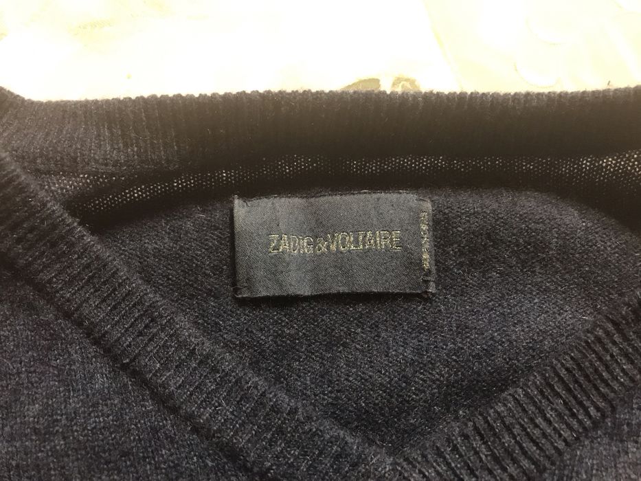 Чоловіча Кофта від Zadig&Voltaire ,темно синя розмір М