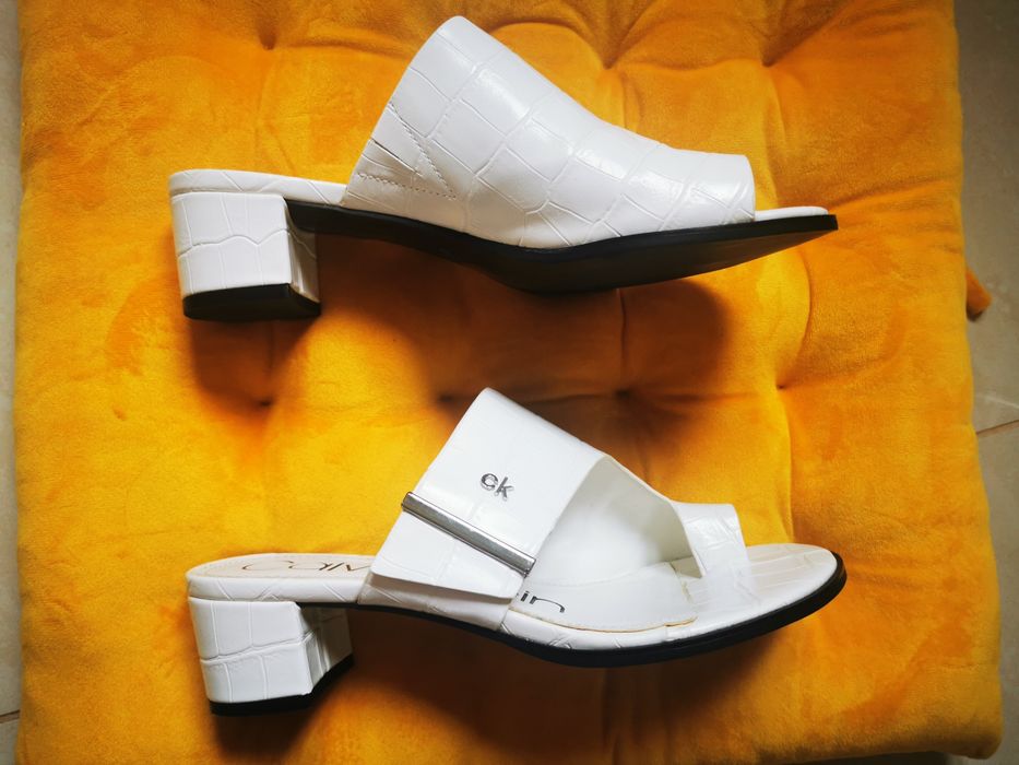 Klapki Calvin Klein  rozm 36.5 jak nowe
