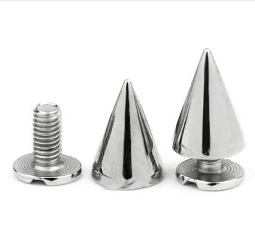 Ćwieki, kolce do ubrań, butów, torebek, 200 SZT MIX