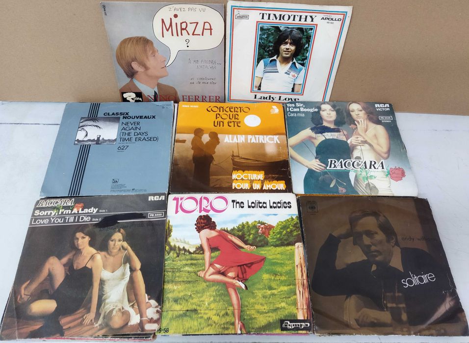Vinil. Lote 50 Singles Música Internacional