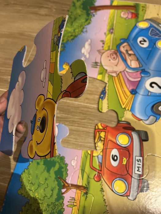 2x Big puzzle dwustronne +opakowanie