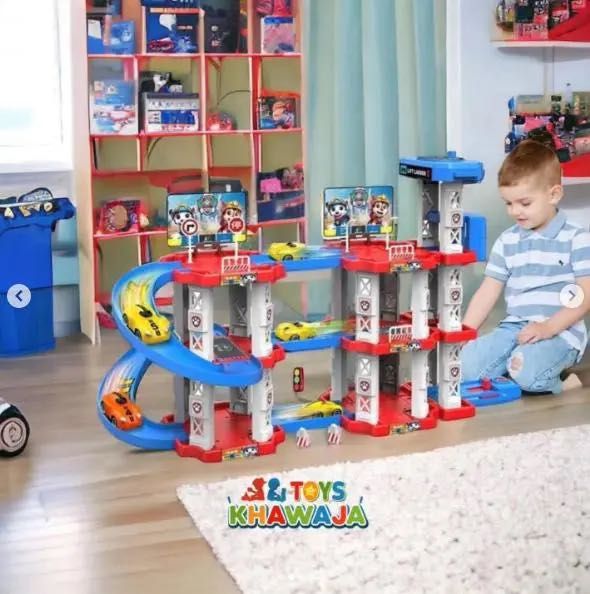 Дитячий трек «Щенячий патруль» MH2004, 3 машинки, 75 деталей