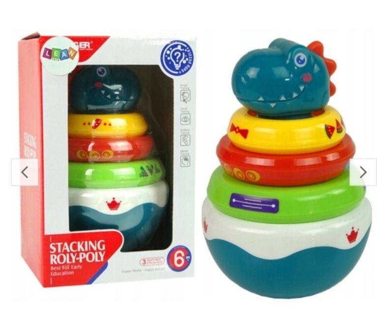 Piramidka edukacyjna do układania – Stack Ring (3+)